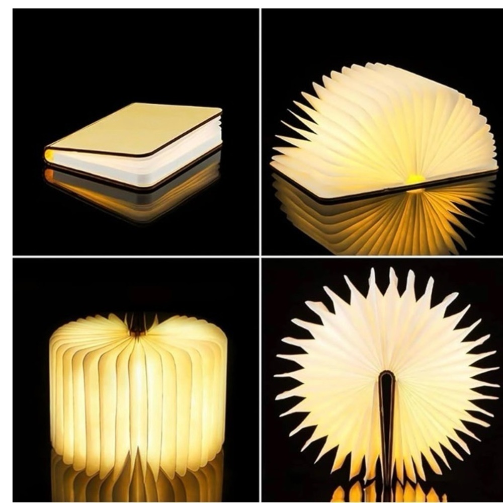 NWOT  Led light book changes color
